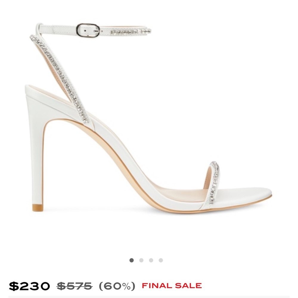 NEW Stuart Weitzman Dancer Crystal 95 Sandal (Size 8)
